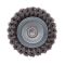 Щетка чашечная 100 мм для дрели, 1/4" (пучки витой проволоки) INTERTOOL BT-3100