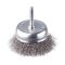 Щетка чашечная 75 мм для дрели, 1/4" (витая проволока) INTERTOOL BT-9075