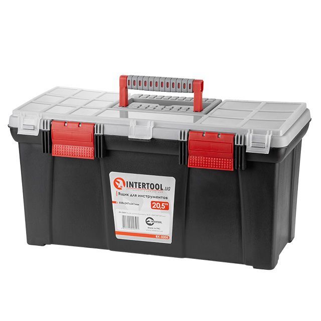 Ящик для инструментов 20.5" 508*247*241мм INTERTOOL BX-0205