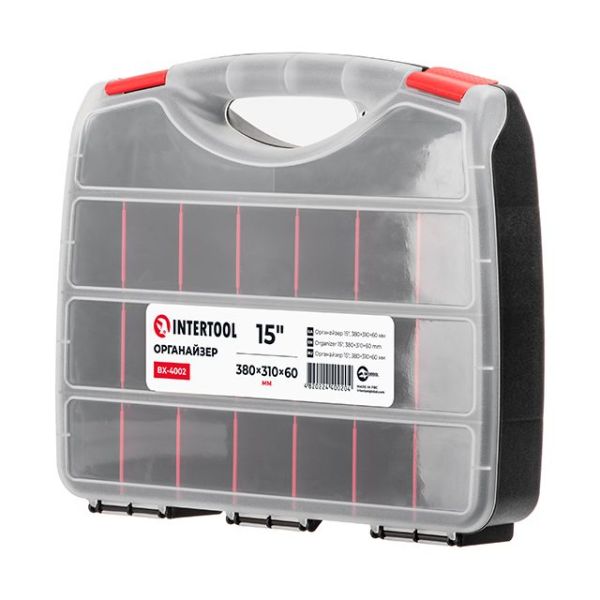 Органайзер 15" 380*310*60мм INTERTOOL BX-4002