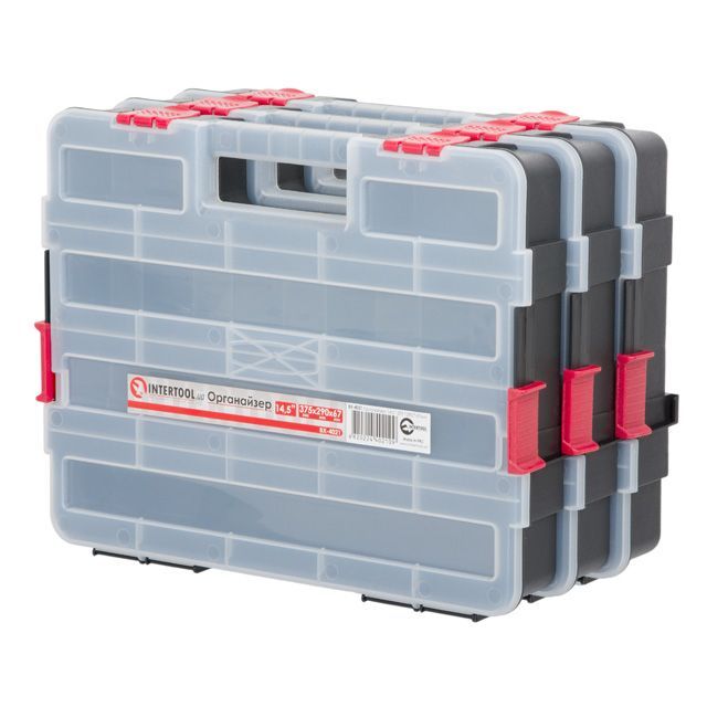 Органайзер 14.5" 375*280*67мм INTERTOOL BX-4021 Органайзер 14.5" 375*280*67мм INTERTOOL BX-4021