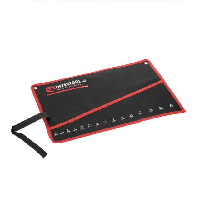 Чехол для гаечных ключей 15 карманов INTERTOOL BX-9015