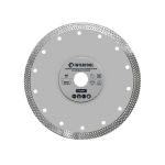 Диск відрізний алмазний, з суцільною кромкою, по керамограніту, 180 мм, 8600 об/хв INTERTOOL CT-3104