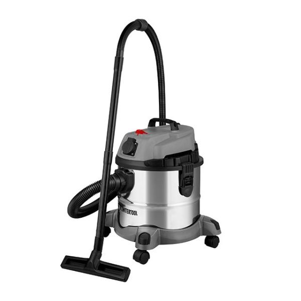 Пылесос строительный 1.4 кВт, бак 20 л., нержавеющая сталь 410, >17кПа, розетка, HEPA фильтр INTERTOOL DT-1025 Пылесос строительный 1.4 кВт, бак 20 л., нержавеющая сталь 410, >17кПа, розетка, HEPA фильтр INTERTOOL DT-1025