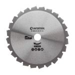 Нож для мотокосы/триммера с твердосплавными напайками ø228 мм, 24T INTERTOOL DT-2353