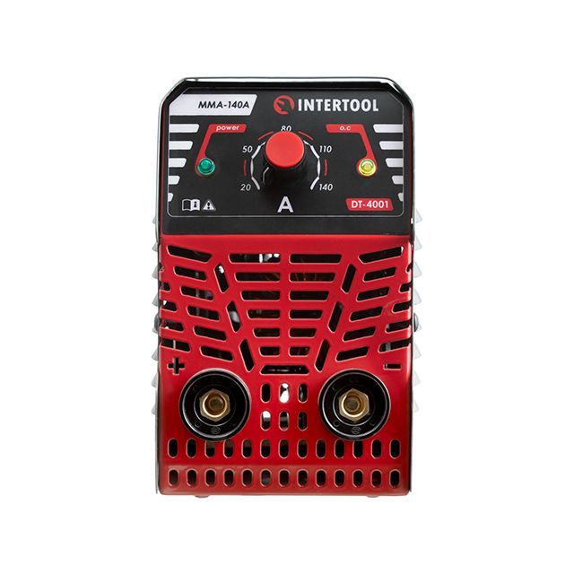 Зварювальний апарат, інверторний MMA-140А INTERTOOL DT-4001