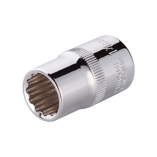 Головка двенадцатигранная 1/2", 14×38 мм, Cr-V STORM INTERTOOL ET-0214