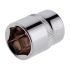 Головка шестигранная STORM 3/8", 17мм, Cr-V INTERTOOL ET-0417