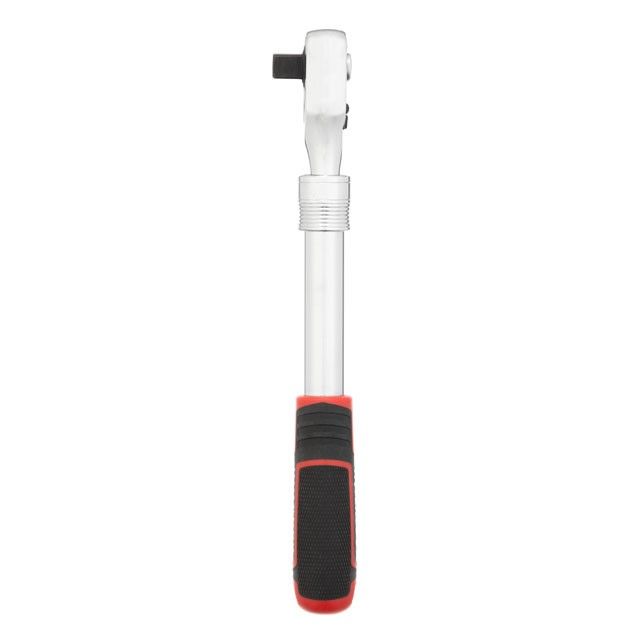 Рукоятка с храповым механизмом телескопическая STORM, 72 зуба 1/2", Cr-V INTERTOOL ET-8006