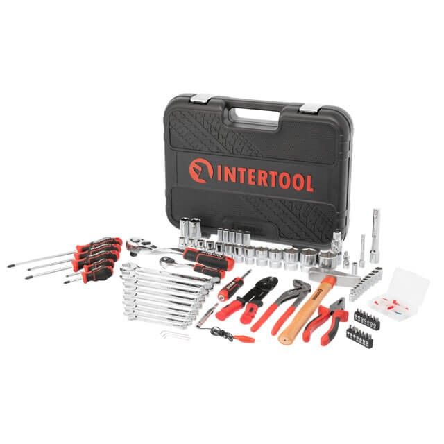 Набор инструментов 1/2" & 1/4", 100 ед., Cr-V STORM INTERTOOL ET-8100