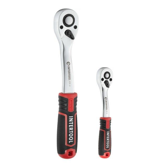 Набор инструментов 1/2" & 1/4", 100 ед., Cr-V STORM INTERTOOL ET-8100