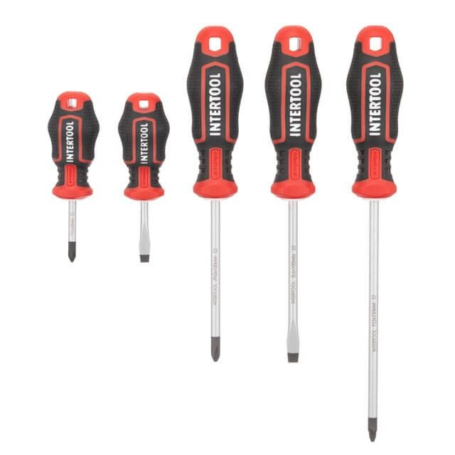 Набор инструментов 1/2" & 1/4", 100 ед., Cr-V STORM INTERTOOL ET-8100