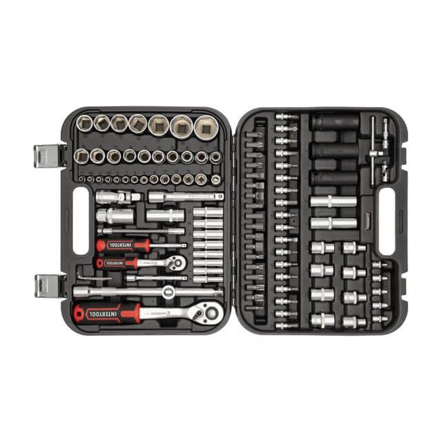 Набір інструментів 1/2" & 1/4" 111 од., Cr-V STORM INTERTOOL ET-8111