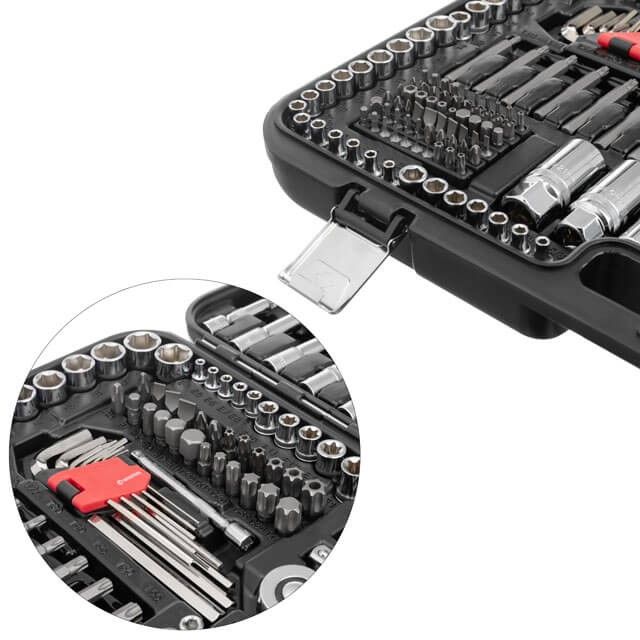 Набор инструментов 1/2" & 3/8" & 1/4", 233 ед., Cr-V STORM INTERTOOL ET-8233