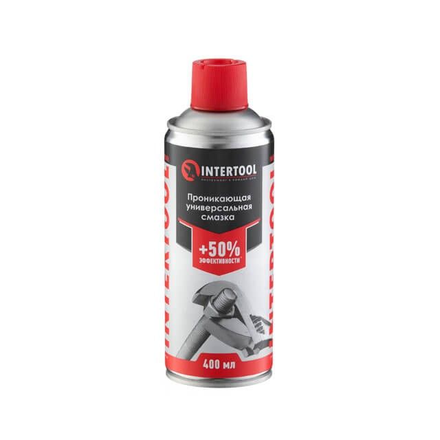 Смазка проникающая, универсальная, аэрозоль 400 мл INTERTOOL FS-4040