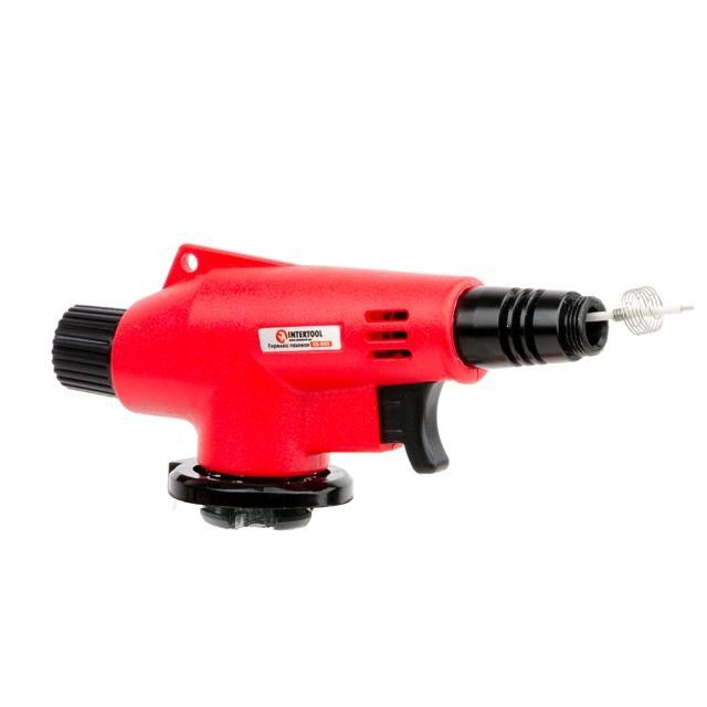 Горелка газовая c пьезозажиганием INTERTOOL GB-0022