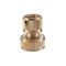 Коннектор латунный с аквастопом 1/2" на шланг 3/4" STORM INTERTOOL GE-1217
