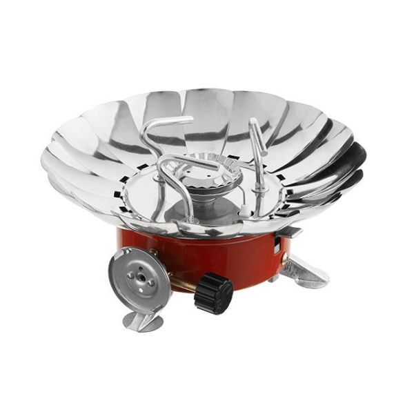 Горелка газовая туристическая с защитой от ветра INTERTOOL GS-0011