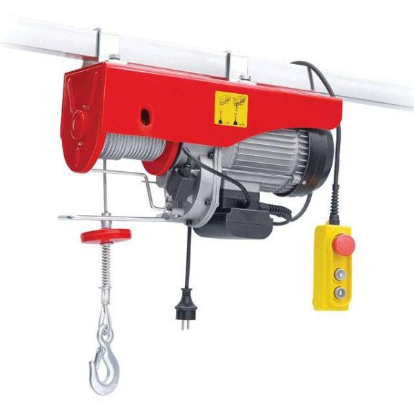 Лебедка электрическая 220/230В, 900Вт, 250/500кг, трос 4.2мм*12м INTERTOOL GT1482 Лебедка электрическая 220/230В, 900Вт, 250/500кг, трос 4.2мм*12м INTERTOOL GT1482