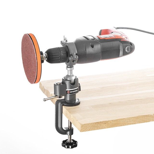 Держатель для дрели универсальный, шарнирный 360° INTERTOOL HT-0091