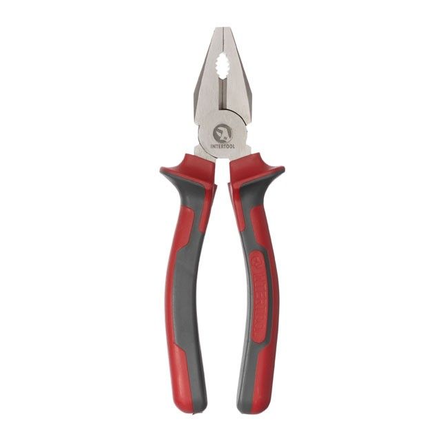 Плоскогубцы 200 мм, С55 INTERTOOL HT-0106