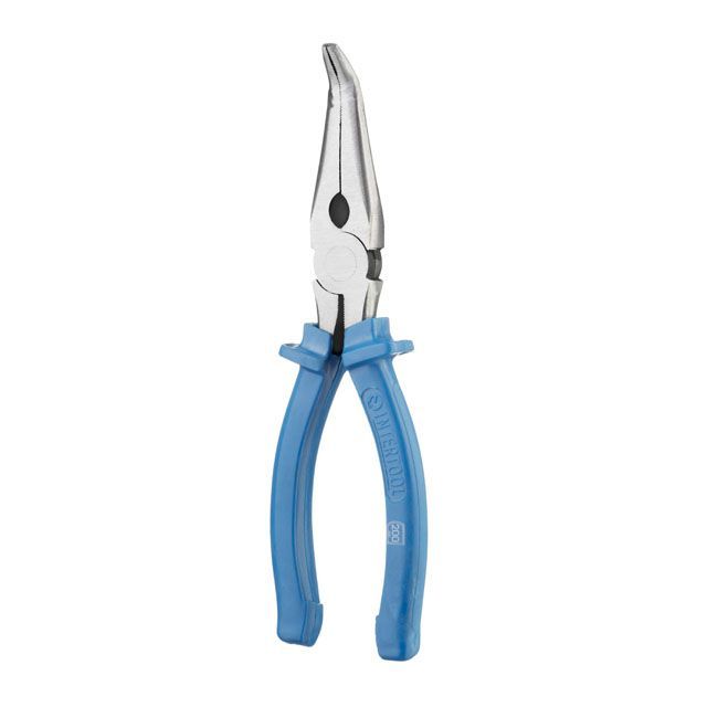 Длинногубцы изогнутые 200 мм INTERTOOL HT-0126