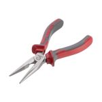 Длинногубцы прямые 160 мм, С55 INTERTOOL HT-0127