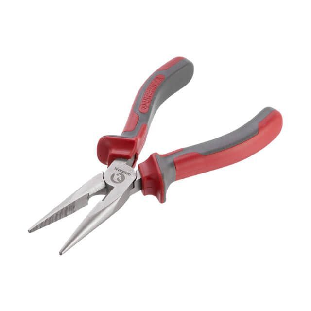 Длинногубцы прямые 160 мм, С55 INTERTOOL HT-0127