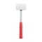 Киянка резиновая 450 г, белая резина, метал. ручка INTERTOOL HT-0227