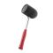 Киянка резиновая 1250 г, черная резина, металлическая ручка INTERTOOL HT-0228