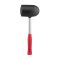 Киянка резиновая 1250 г, черная резина, металлическая ручка INTERTOOL HT-0228