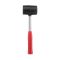 Киянка резиновая 450 г, черная резина, металлич. ручка INTERTOOL HT-0231