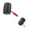 Киянка резиновая 900 г, черная резина, метал. ручка INTERTOOL HT-0233