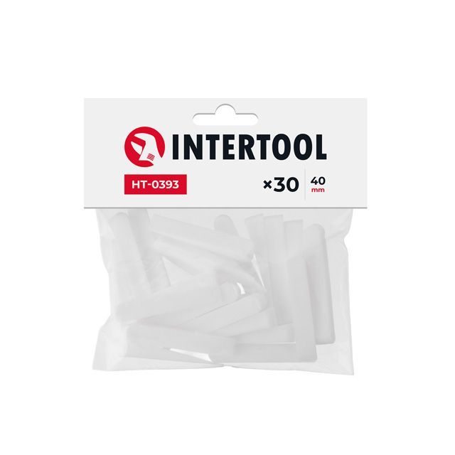 Клинья для плитки 40 мм / 30шт INTERTOOL HT-0393