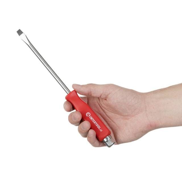 Отвертка ударная SL8*150 мм, Cr-V INTERTOOL HT-0484