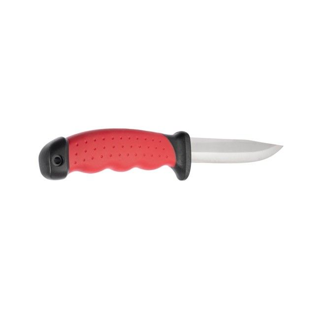 Нож 100 мм, с чехлом, STORM INTERTOOL HT-0536