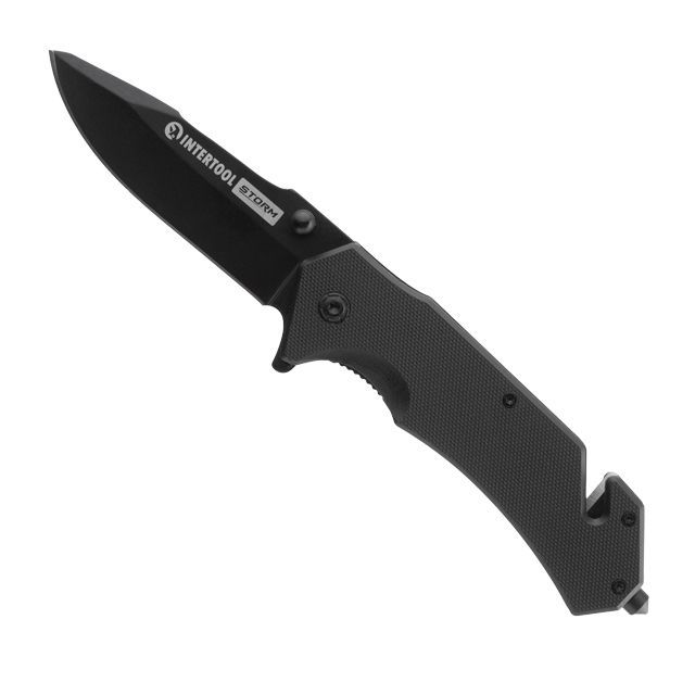 Нож складной Drop-Point, STORM INTERTOOL HT-0588