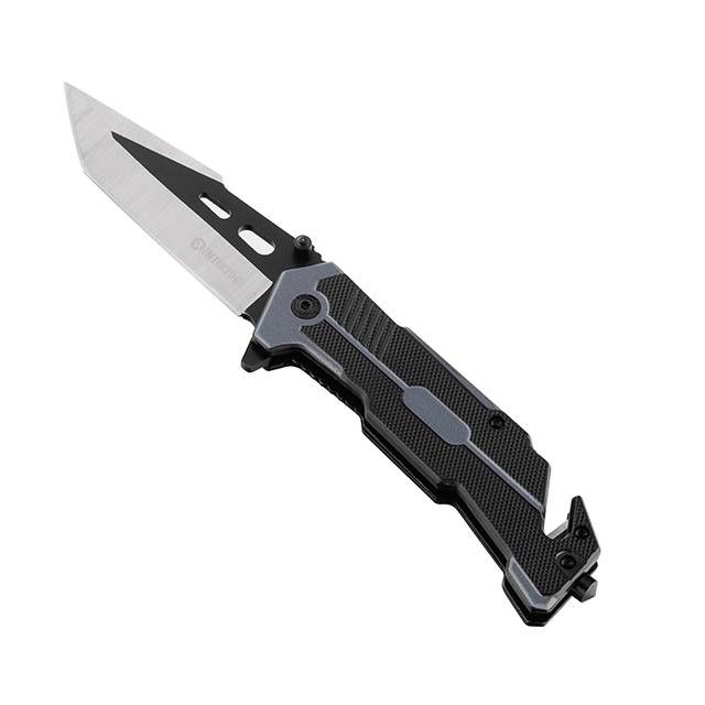Нож складной с лезвием для разрезания ремней INTERTOOL HT-0598