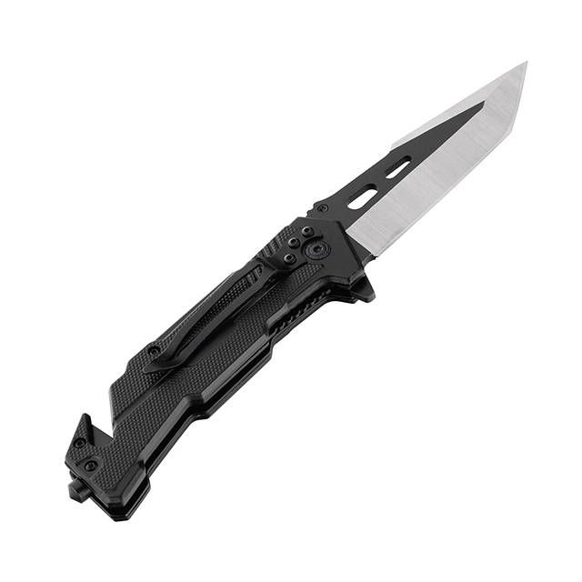 Нож складной с лезвием для разрезания ремней INTERTOOL HT-0598