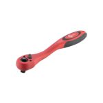 Рукоятка с храповым механизмом изогнутая 3/8", 72 зуба, Cr-V, PROF INTERTOOL HT-2108