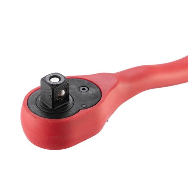 Рукоятка с храповым механизмом на 72 зуба 1/2" изогнутая Cr-v (Professional) INTERTOOL HT-2109