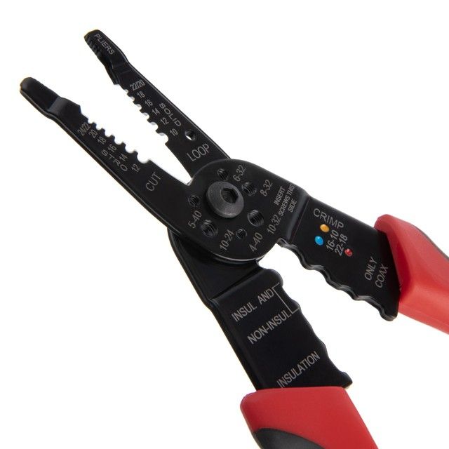 Съемник изоляции 0,8-2,6мм, комбинированный INTERTOOL HT-7029