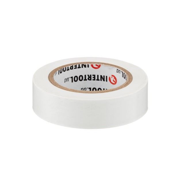 Лента изоляционная 10 м, 17*0.15 мм, белая INTERTOOL IT-0033