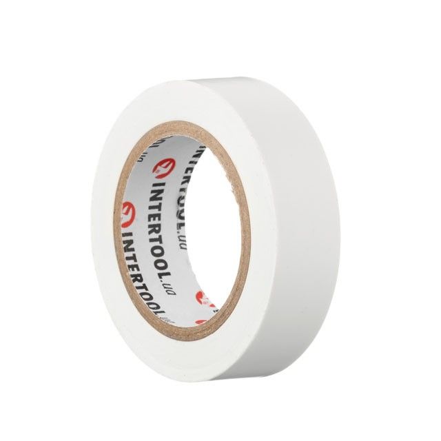 Лента изоляционная 10 м, 17*0.15 мм, белая INTERTOOL IT-0033