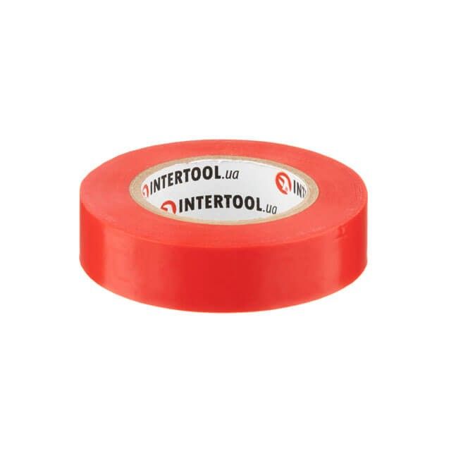 Лента изоляционная 15 м, 17*0.15 мм, красная INTERTOOL IT-0040