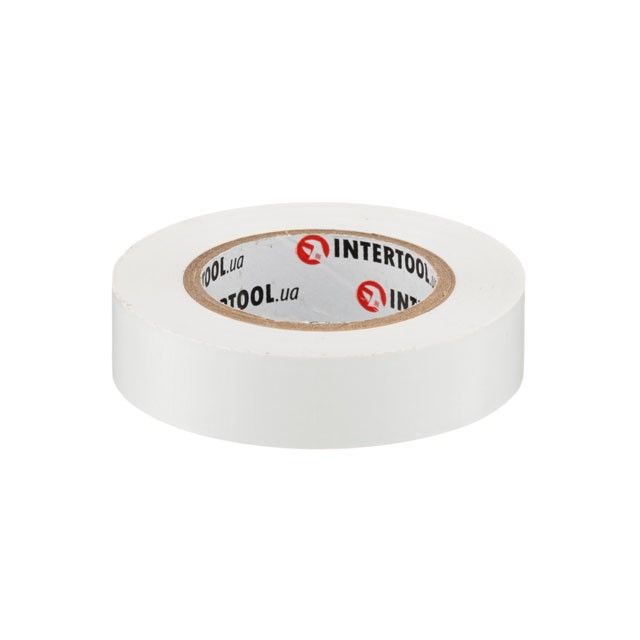 Лента изоляционная 15 м, 17*0.15 мм, белая INTERTOOL IT-0043