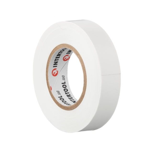 Лента изоляционная 20 м, 17*0.15 мм, белая INTERTOOL IT-0053