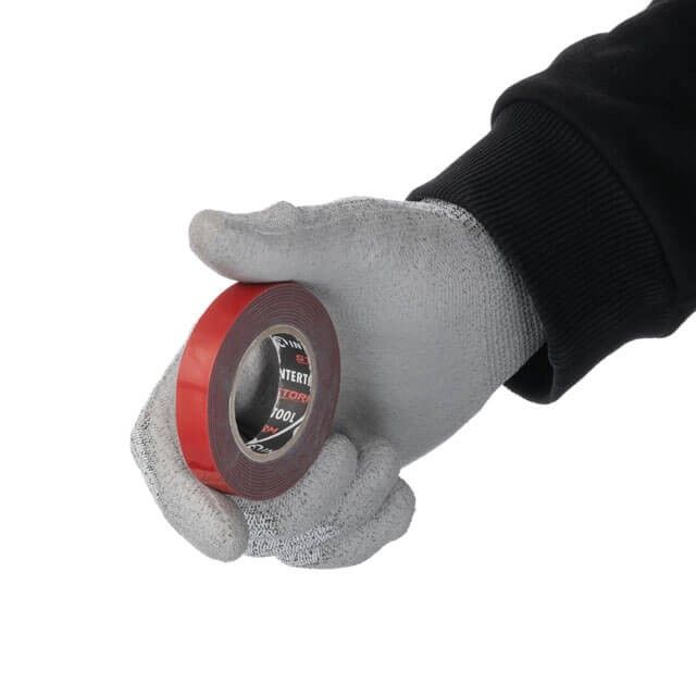 Лента клейкая двухсторонняя AUTO FIX 2 м, 12*1 мм, серая, вспененный акрил, STORM INTERTOOL KT-0828