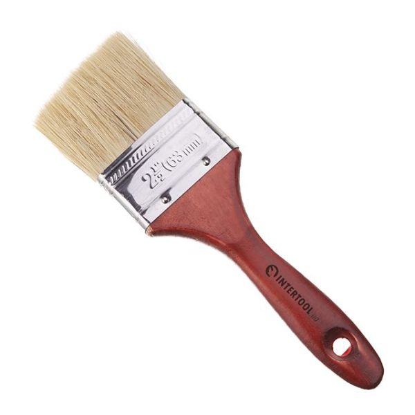 Кисть флейцевая 76*17,5*50 мм INTERTOOL KT-1076 Кисть флейцевая 76*17,5*50 мм INTERTOOL KT-1076