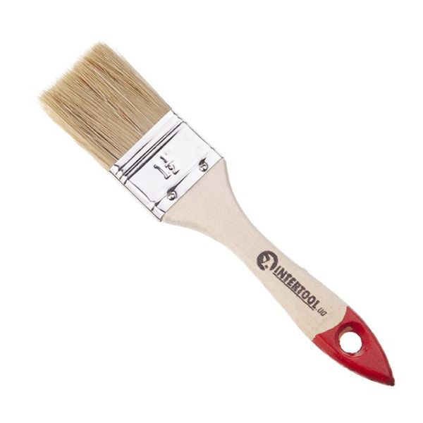 Кисть флейцевая 38*10*44 мм INTERTOOL KT-1238 Кисть флейцевая 38*10*44 мм INTERTOOL KT-1238